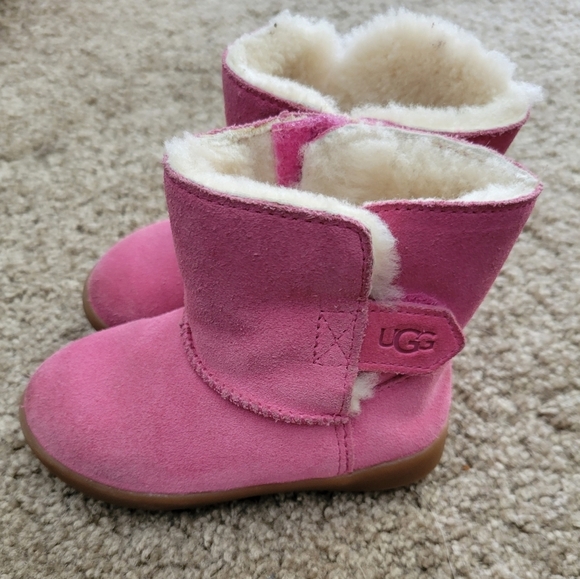 UGG Keelan Suede Boot Kids Size 7 - Picture 1 of 7